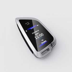 مفتاح سيارة LCD الذكي ، ترقية الإدخال بدون مفتاح ، قفل تلقائي&unlock starter car starter ، key fob anti anti accessories ، عرض شعار السيارة